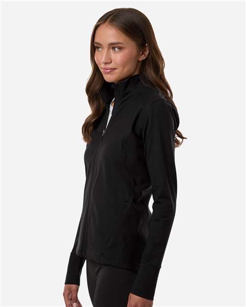 Women's Eco Revive™ City Flex Full-Zip Jacket – On Model – Side
