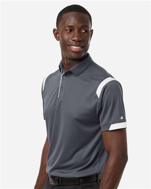Unisex On the Rise Polo – On Model – Side