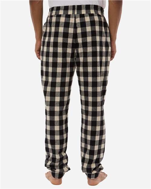 Unisex Flannel Joggers – On Model – Back