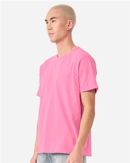 Unisex Heavyweight Garment-Dyed Tee – On Model – Side