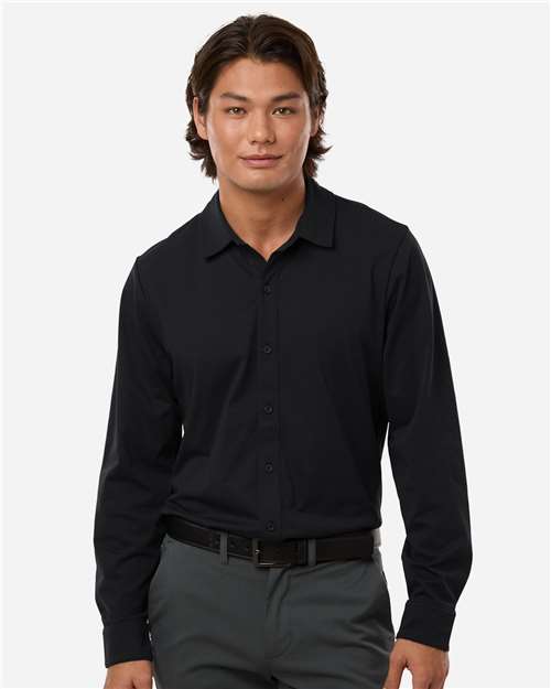 Men's Pro-Flex Sorona® Button Down Shirt – On Model
