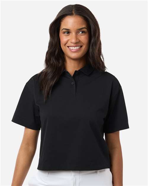 Women's Pro-Flex Sorona® Boxy Polo – On Model