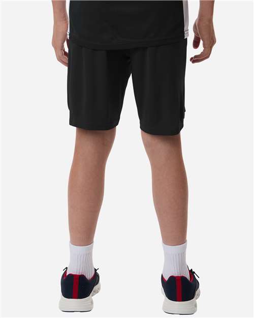 Youth Pro-Lock Performance 7" Shorts with Pockets – On Model – Back
