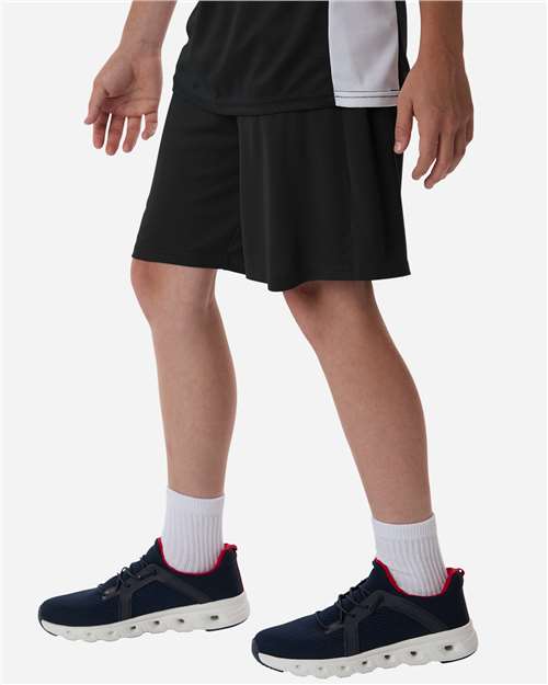 Youth Pro-Lock Performance 7" Shorts with Pockets – On Model – Side