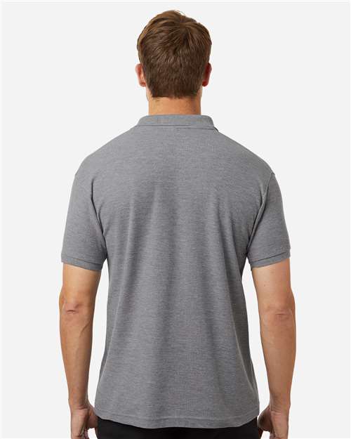 Men's Tall Pique Polo – On Model – Back
