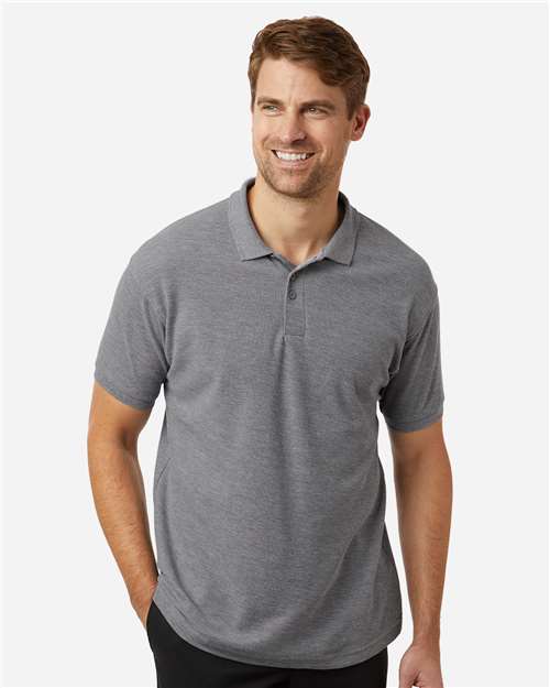 Men's Tall Pique Polo – On Model