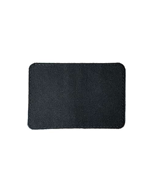 Small Blank Black Patch - Qty 10