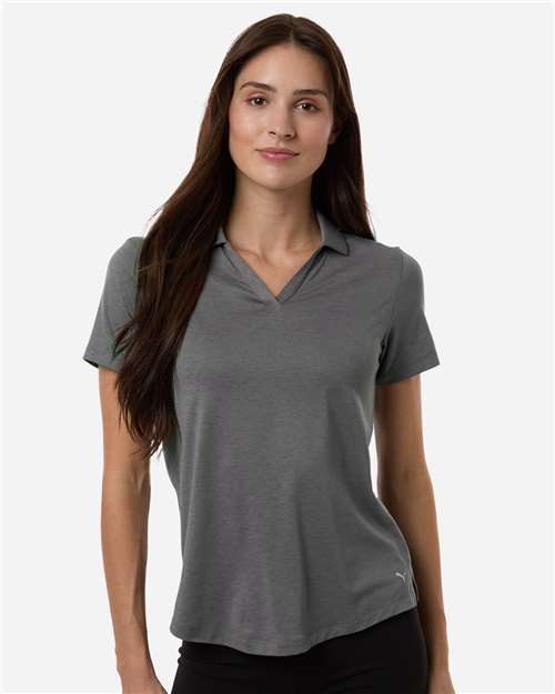 Womens Icon Heather Polo