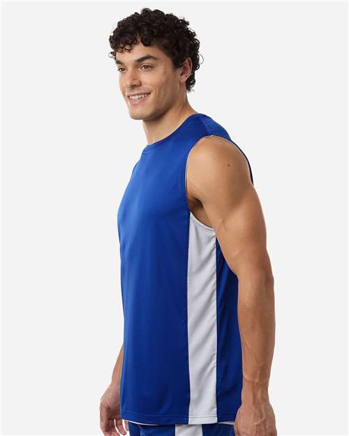 Unisex Zone Performance Reversible Jersey – On Model – Side
