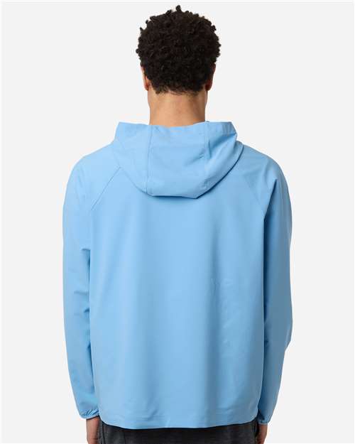 Men's UltraUVP Shoreline Long Sleeve Hooded Pullover – On Model – Back