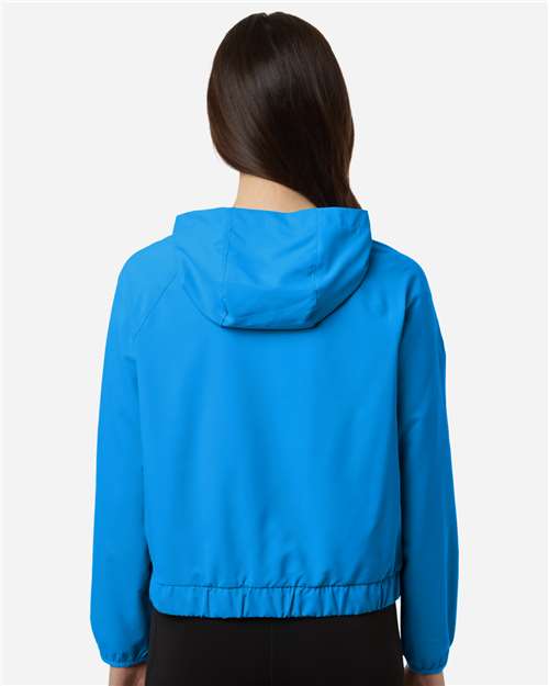 Women's UltraUVP Shoreline Long Sleeve Hooded Pullover – On Model – Back