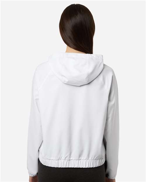 Women's UltraUVP Shoreline Long Sleeve Hooded Pullover – On Model – Back