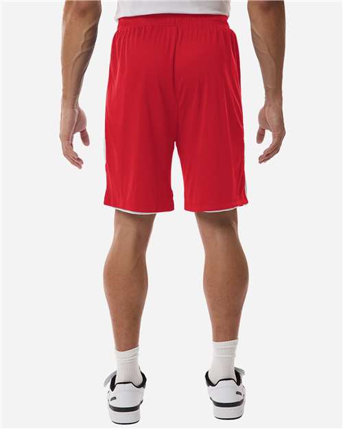 Unisex Zone Performance Reversible Shorts – On Model – Back