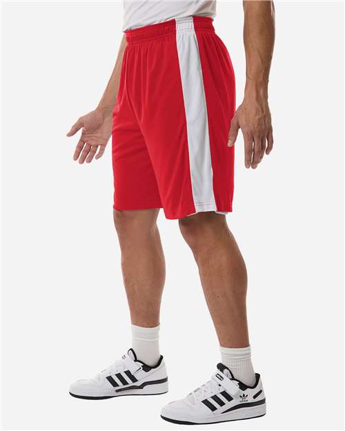 Unisex Zone Performance Reversible Shorts – On Model – Side
