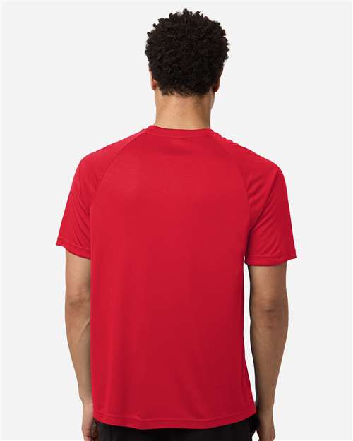 Men's Zone Performance Henley – On Model – Back