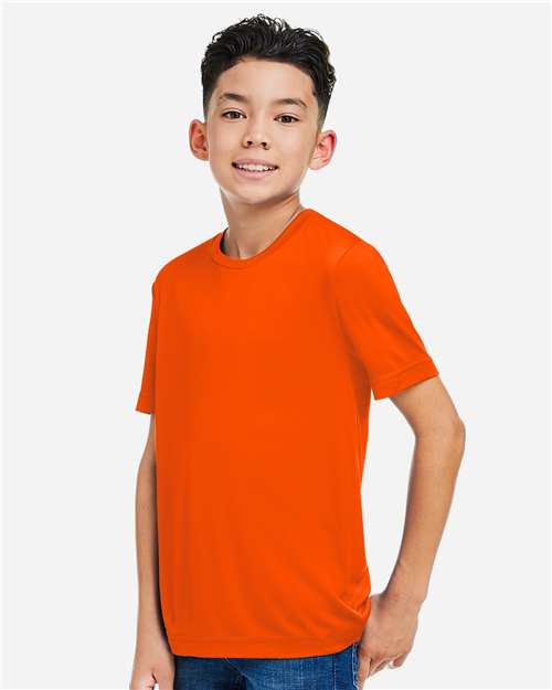 Youth Capital Performance T-Shirt – On Model – Side