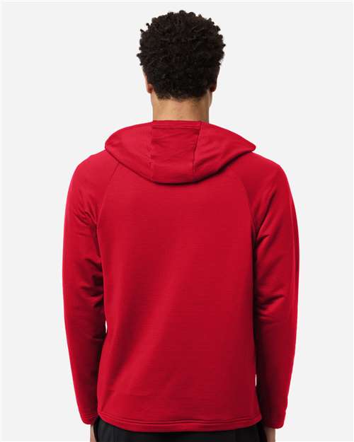 Men's Qualify Quarter-Zip Hooded Pullover – On Model – Back