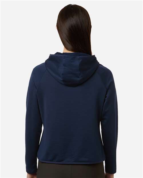 Women's Qualify Quarter-Zip Hooded Pullover – On Model – Back