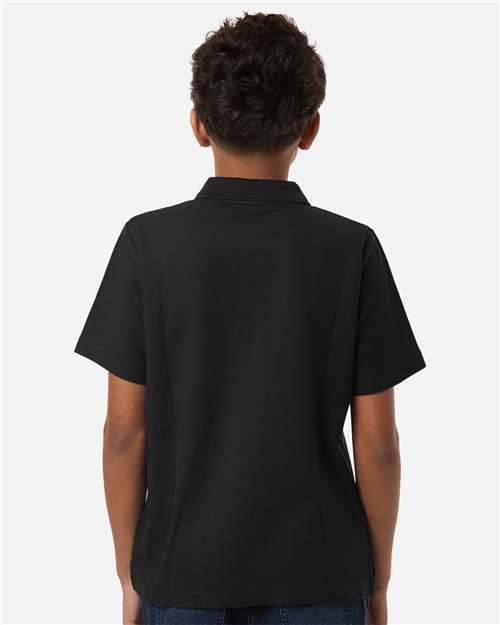Youth Resolve CVC Performance Pique Polo – On Model – Back