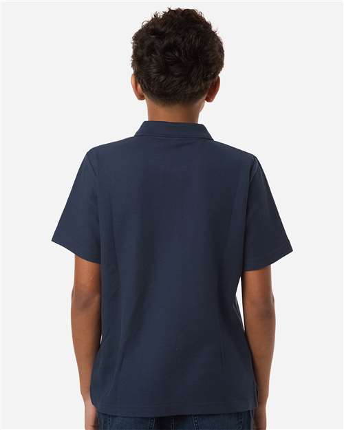 Youth Resolve CVC Performance Pique Polo – On Model – Back