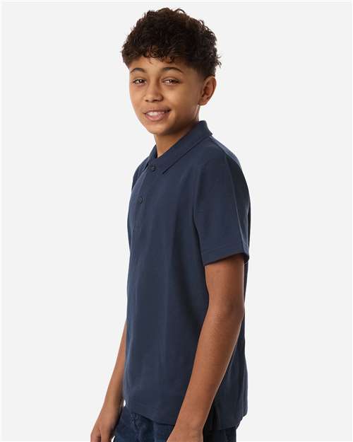 Youth Resolve CVC Performance Pique Polo – On Model – Side