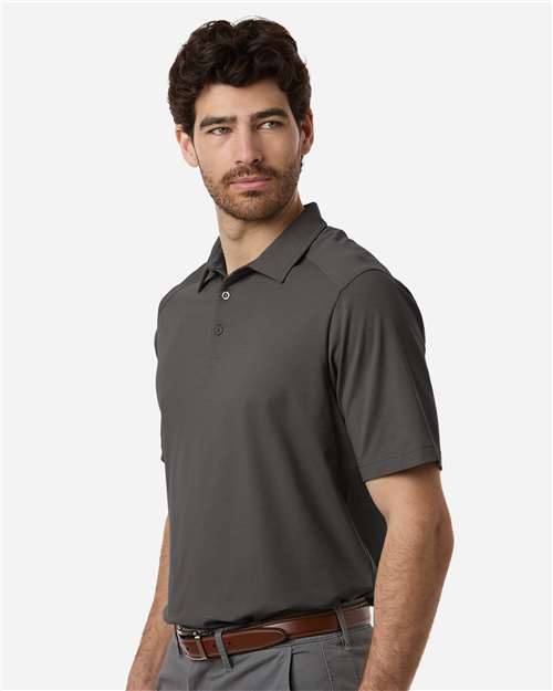 Men's Seaton Pebble Textured Polo – On Model – Side