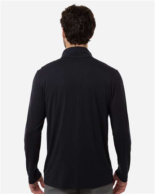 Men's JAQ Stretch Performance Quarter-Zip – On Model – Back
