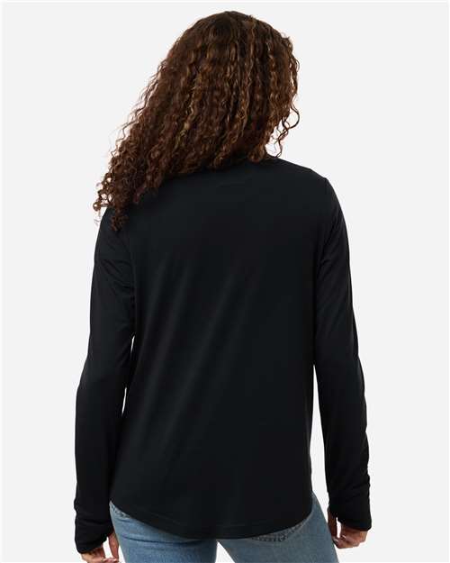 Women's JAQ Stretch Performance Quarter-Zip – On Model – Back