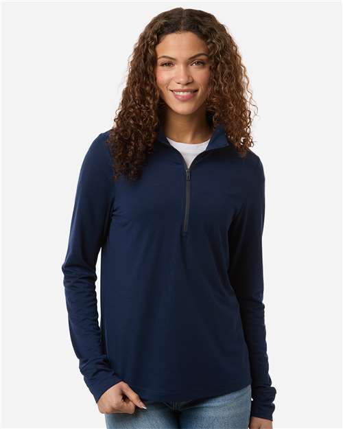 Women's JAQ Stretch Performance Quarter-Zip – On Model