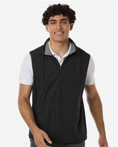 Men's Network Lightweight Quarter-Zip Vest – On Model