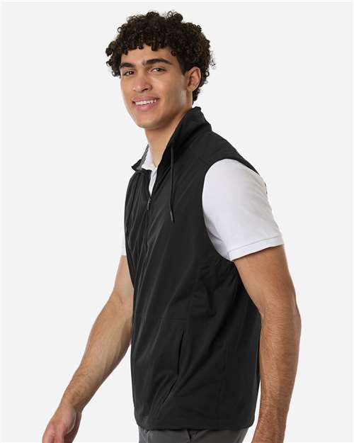 Men's Network Lightweight Quarter-Zip Vest – On Model – Side