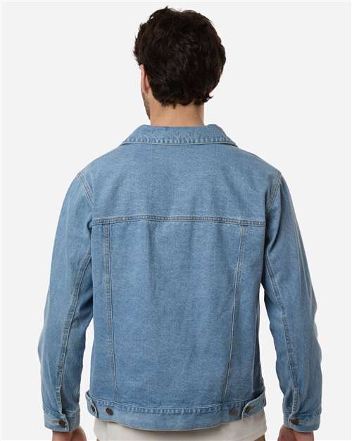Unisex Cooper Denim Jacket – On Model – Back
