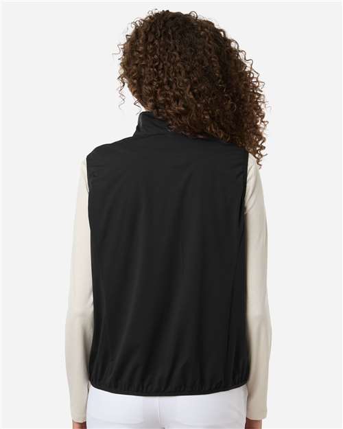 Women's Network Lightweight Quarter-Zip Vest – On Model – Back