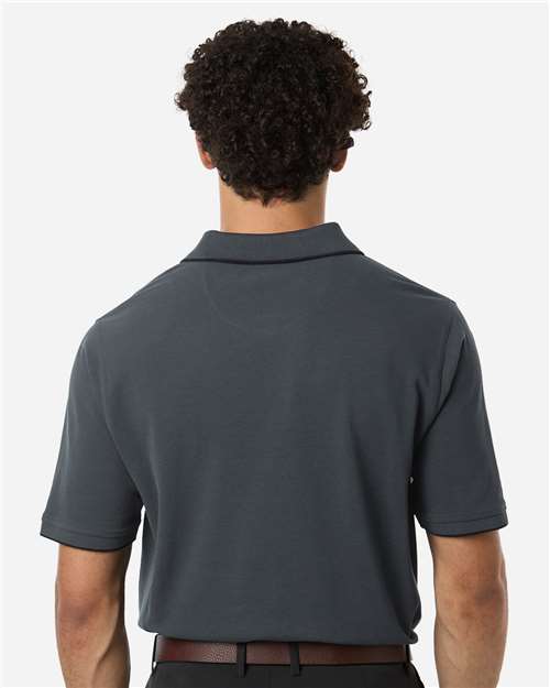 Men's Valiant Cotton Snag Protect Tipped Polo – On Model – Back