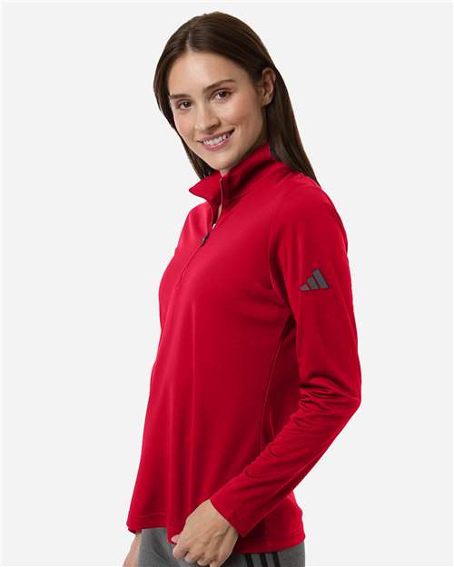 Women's Lightweight Quarter-Zip Pullover – On Model – Side