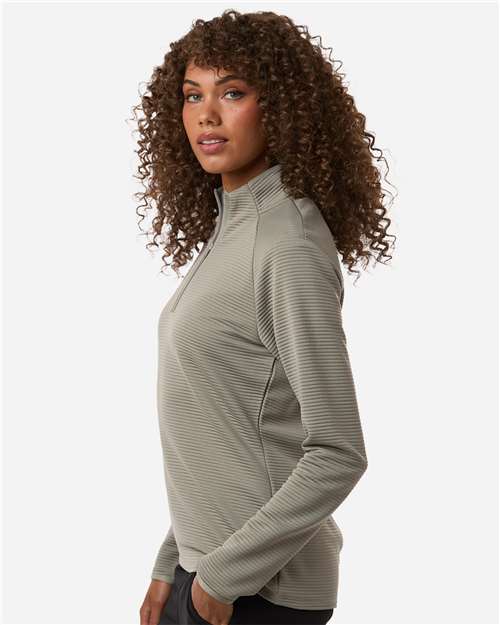 Women's Spacer Quarter-Zip Pullover – On Model – Side