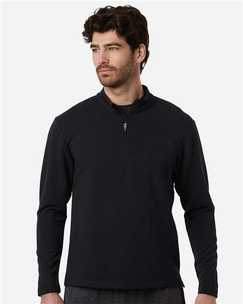 Men's Stretch Quarter-Zip Fleece Pullover