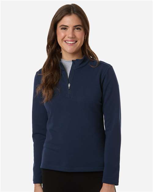 Women's Stretch Quarter-Zip Fleece Pullover