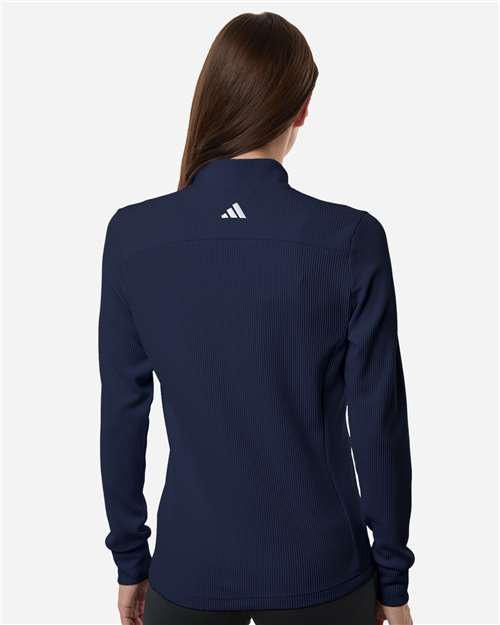 Women's Performance Textured Full-Zip Jacket – On Model – Back