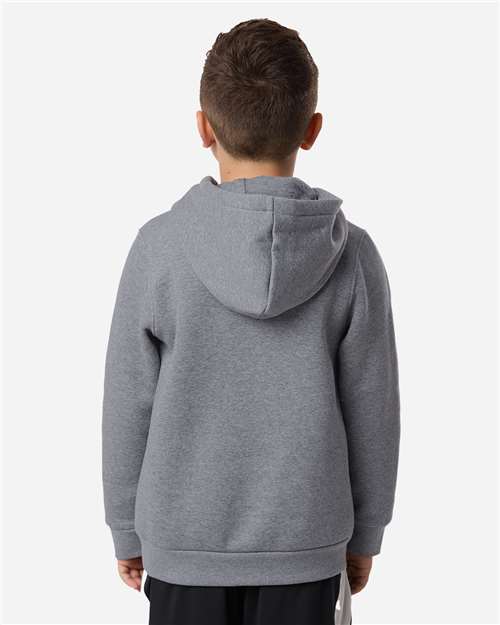 Youth Team Icon Fleece Hooded Sweatshirt – On Model – Back