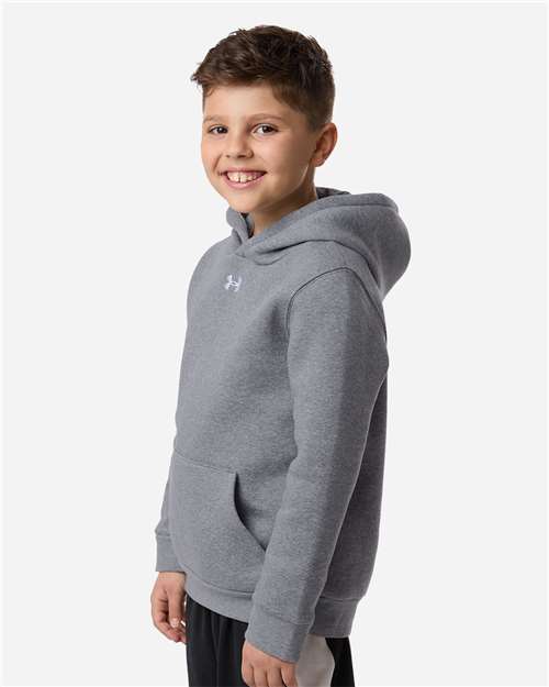 Youth Team Icon Fleece Hooded Sweatshirt – On Model – Side