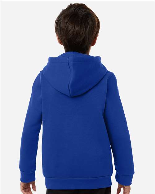Youth Team Icon Fleece Hooded Sweatshirt – On Model – Back