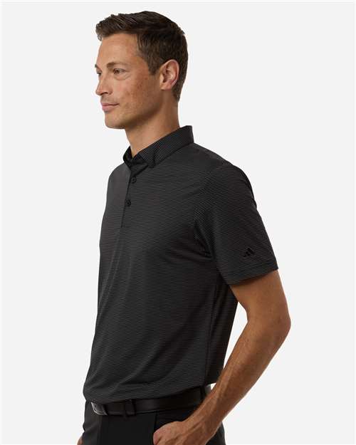 Men's Ultimate365 Pencil Stripe Climacool Polo – On Model – Side