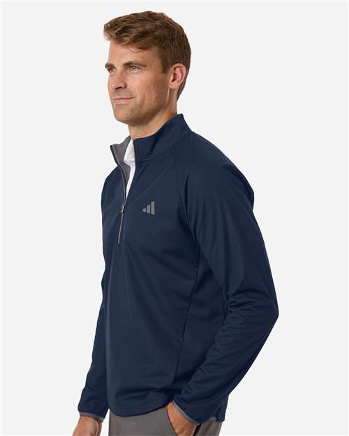 Men's Ultimate365 Wind Quarter-Zip Pullover – On Model – Side