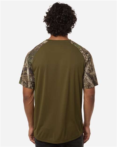 Unisex Realtree® Performance Colorblock T-Shirt – On Model – Back