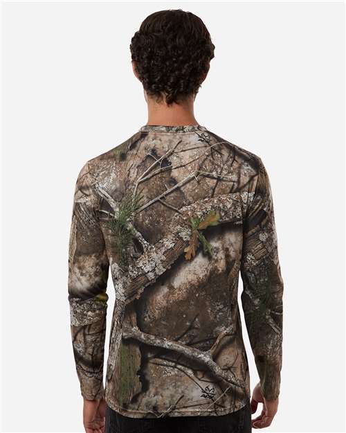 Unisex Realtree® Performance Long Sleeve T-Shirt – On Model – Back