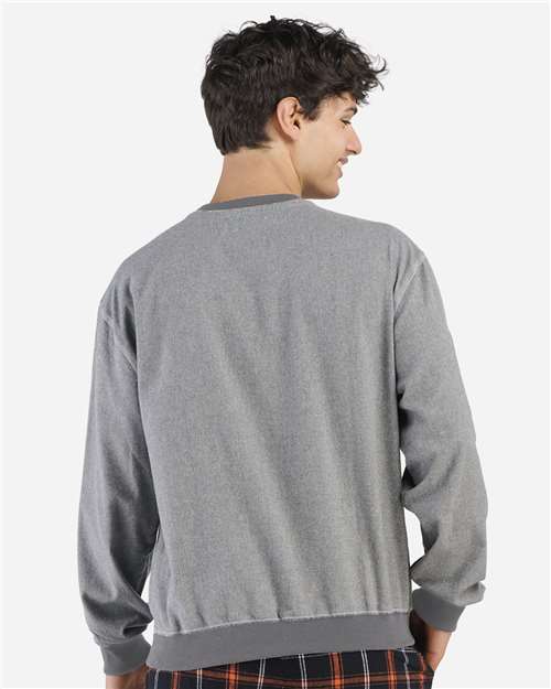 Unisex Flannel Pullover – On Model – Back