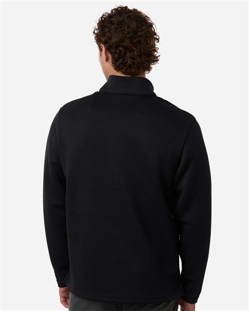 Men's Pebble Quarter-Zip Pullover – On Model – Back