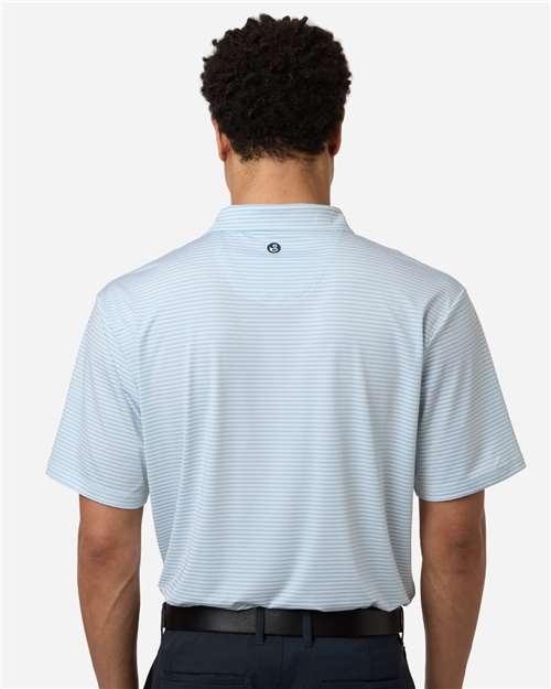 Men's Smith Striped Polo – On Model – Back