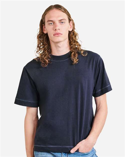 Unisex Heavyweight Cotton Boxy Tee – On Model